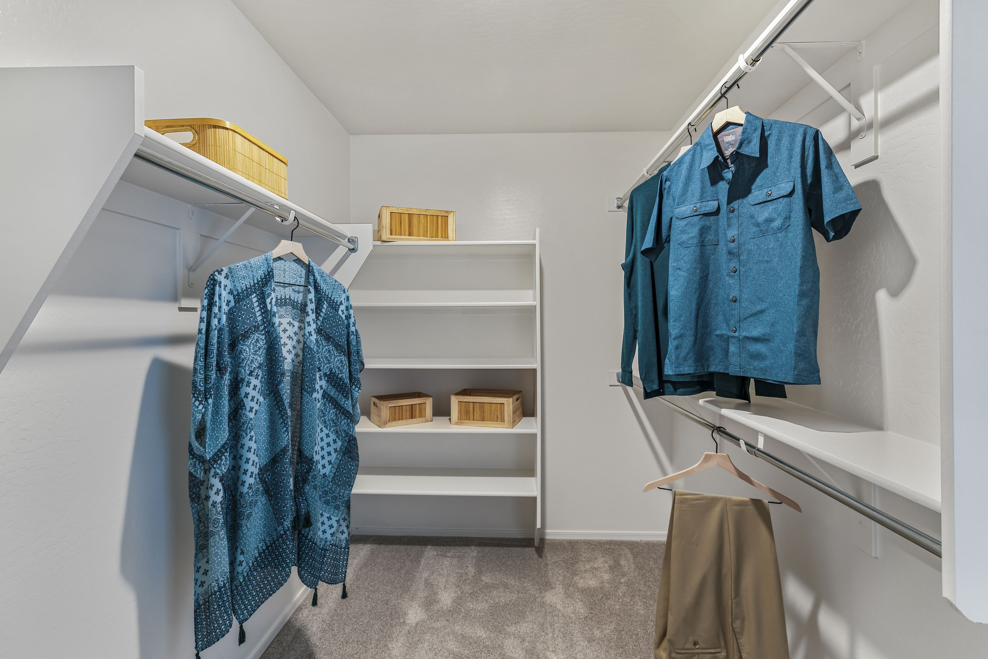 Oversized closet at primary bedroom