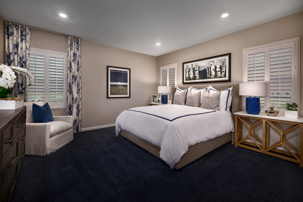 New Homes in Vacaville, CA - Wildhawk at Roberts Ranch Plan 2608 Master Bedroom