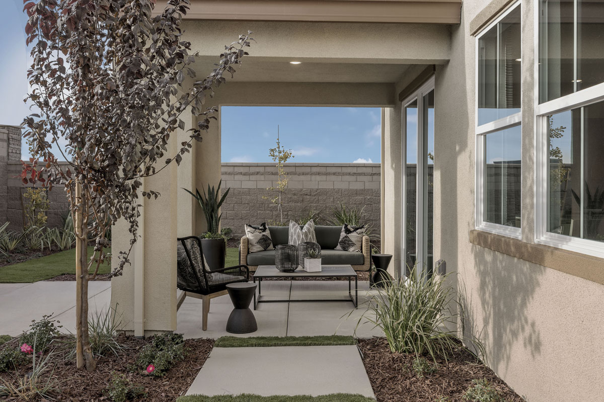 Covered patio