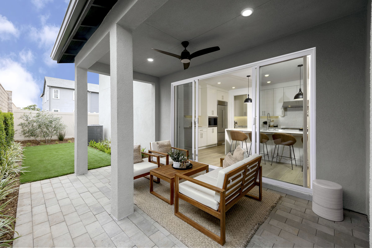 Covered patio