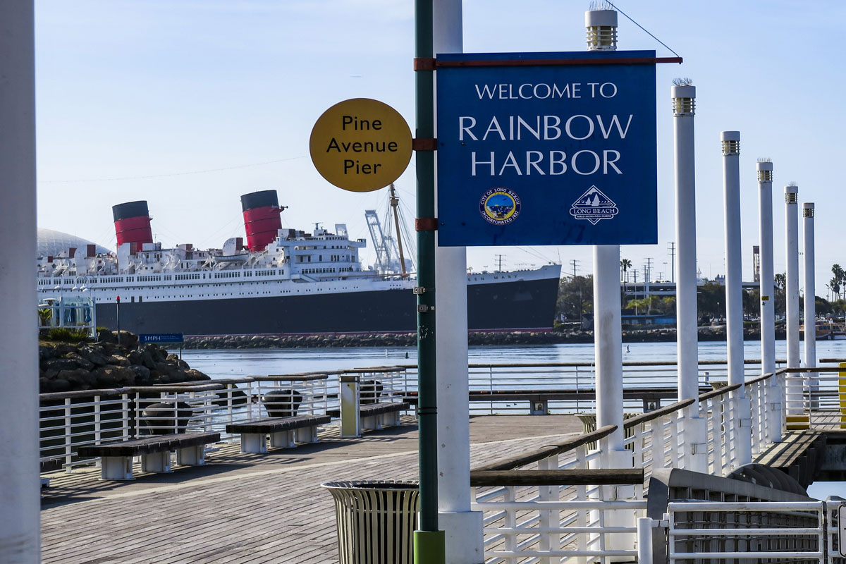 Shopping and dining nearby at the Long Beach Promenade