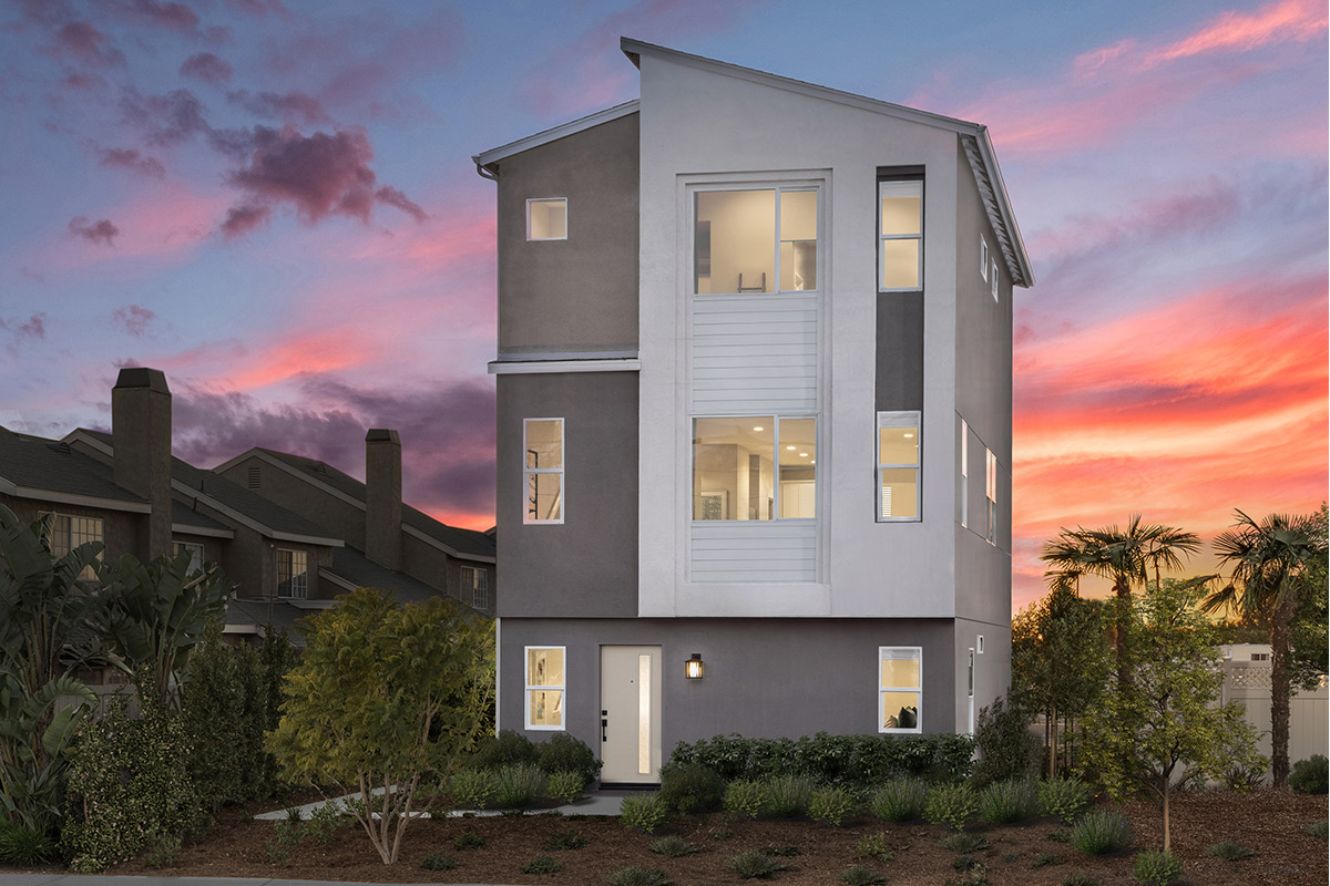 KB model home in Stanton, CA