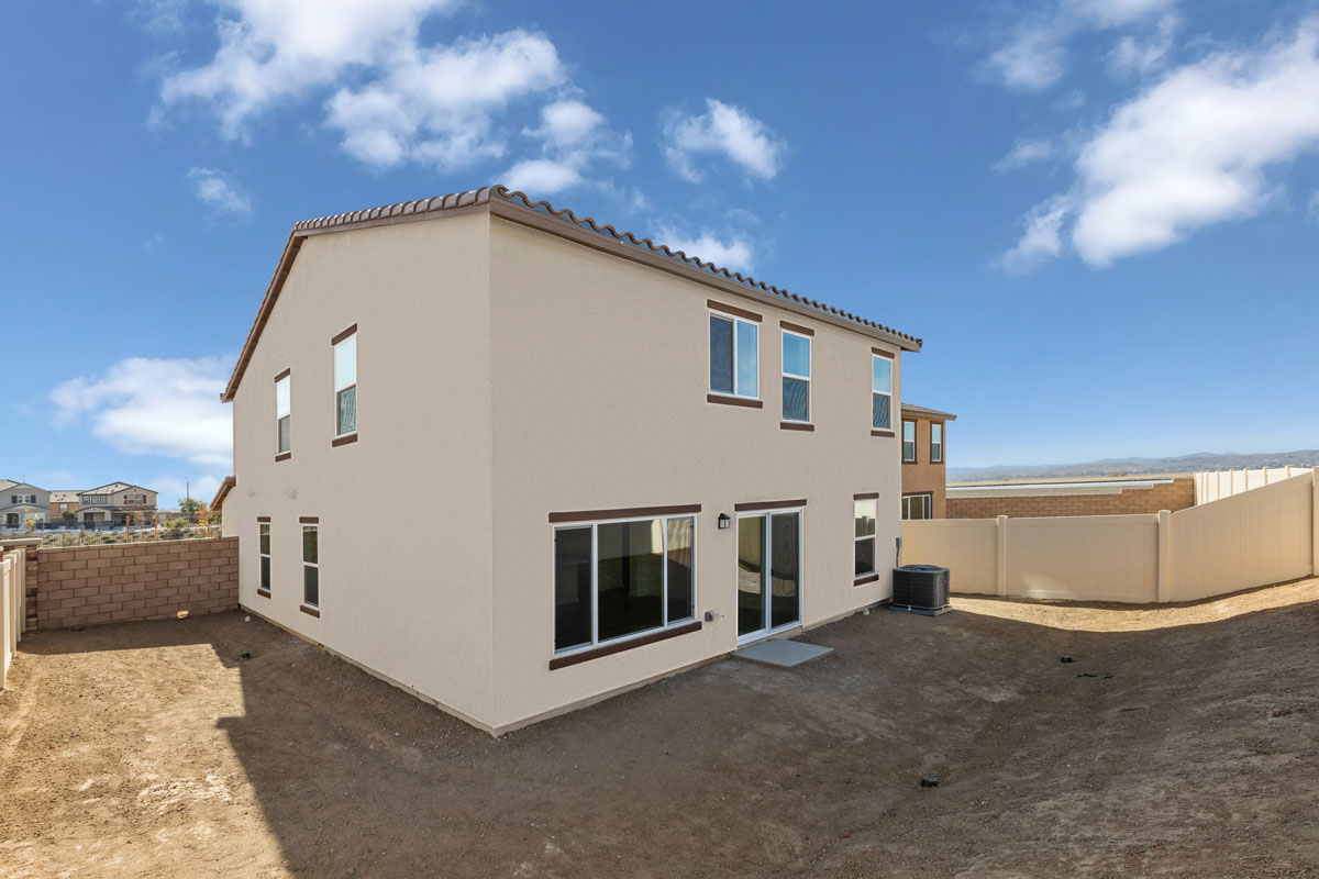 Rear exterior
