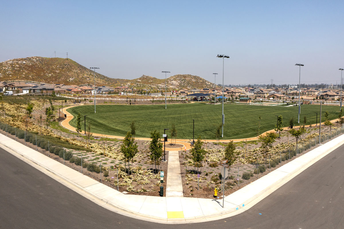 Close to community parks