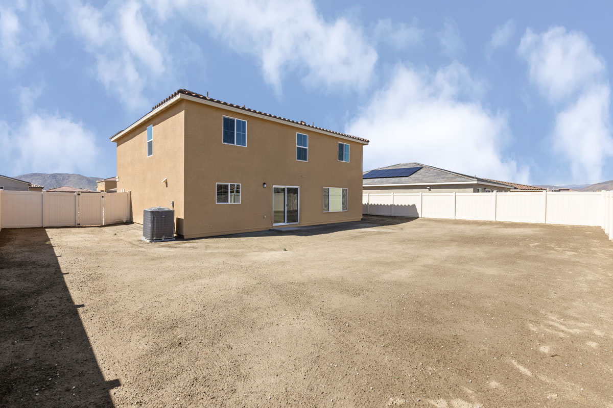 Rear exterior