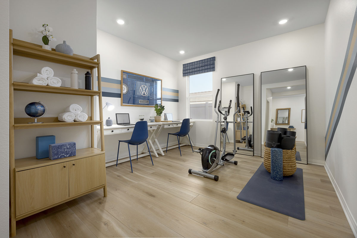 Optional luxury vinyl plank flooring