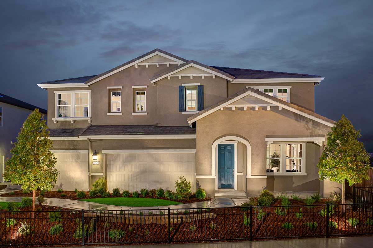 KB model home in Roseville, CA