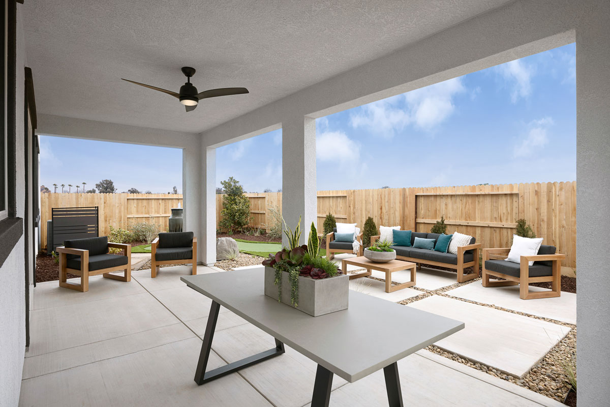 Covered patio