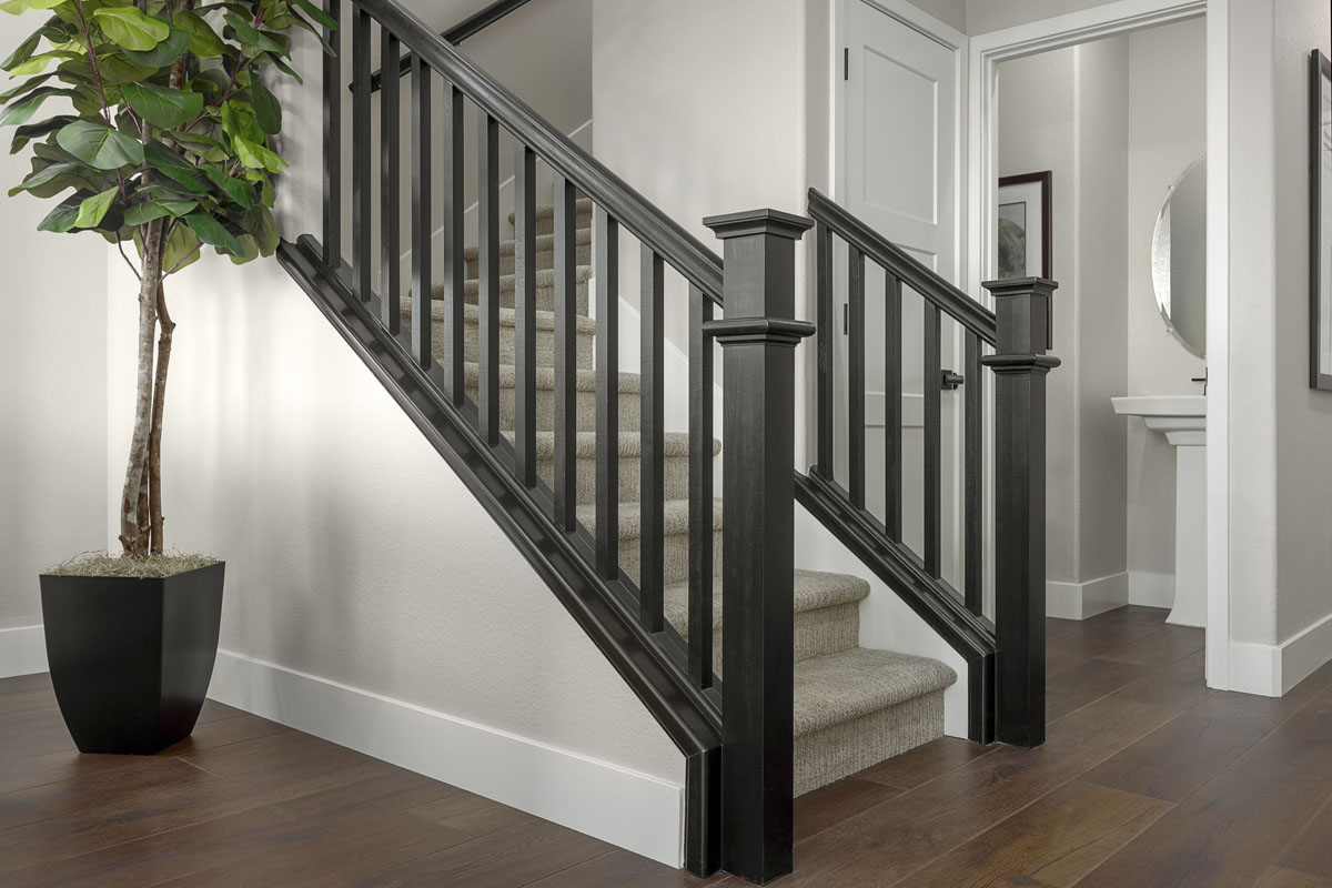 Open stair rail