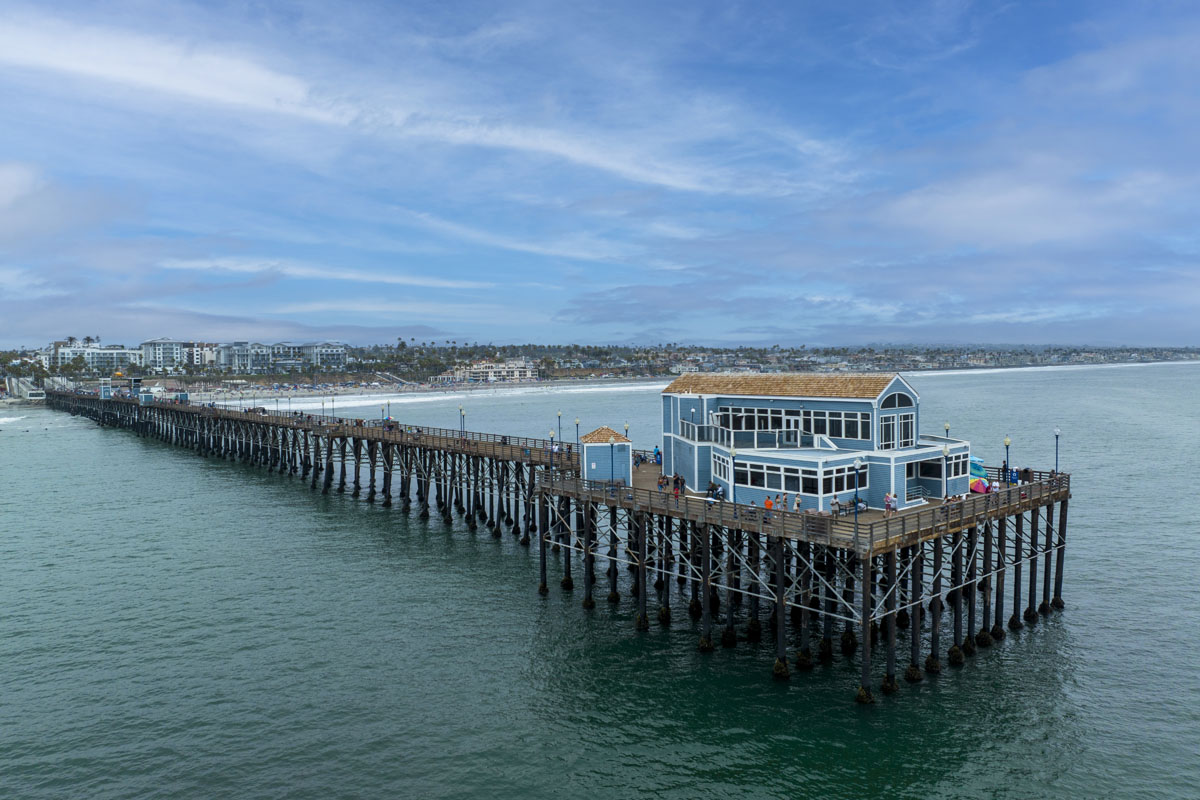 Short drive to Oceanside Pier