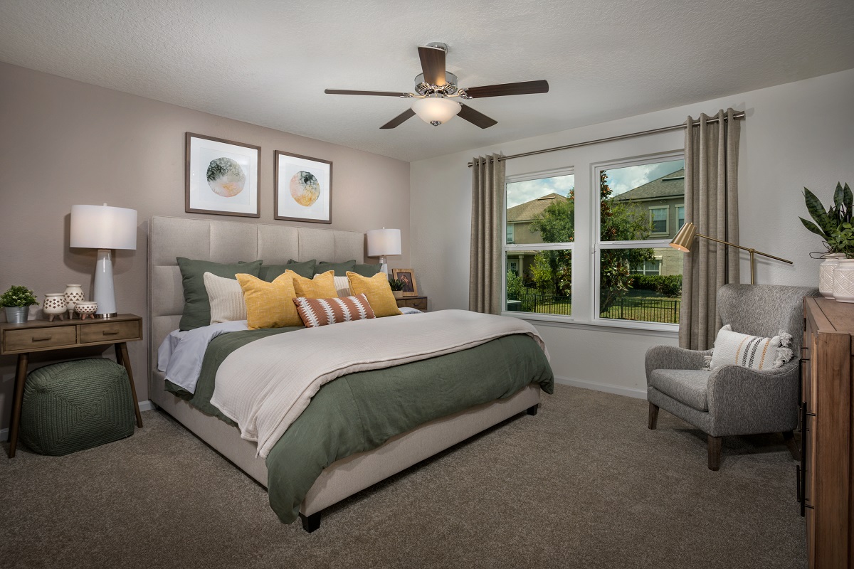 New Homes in Jacksonville, FL - Panther Creek Plan 1541 Primary Bedroom 