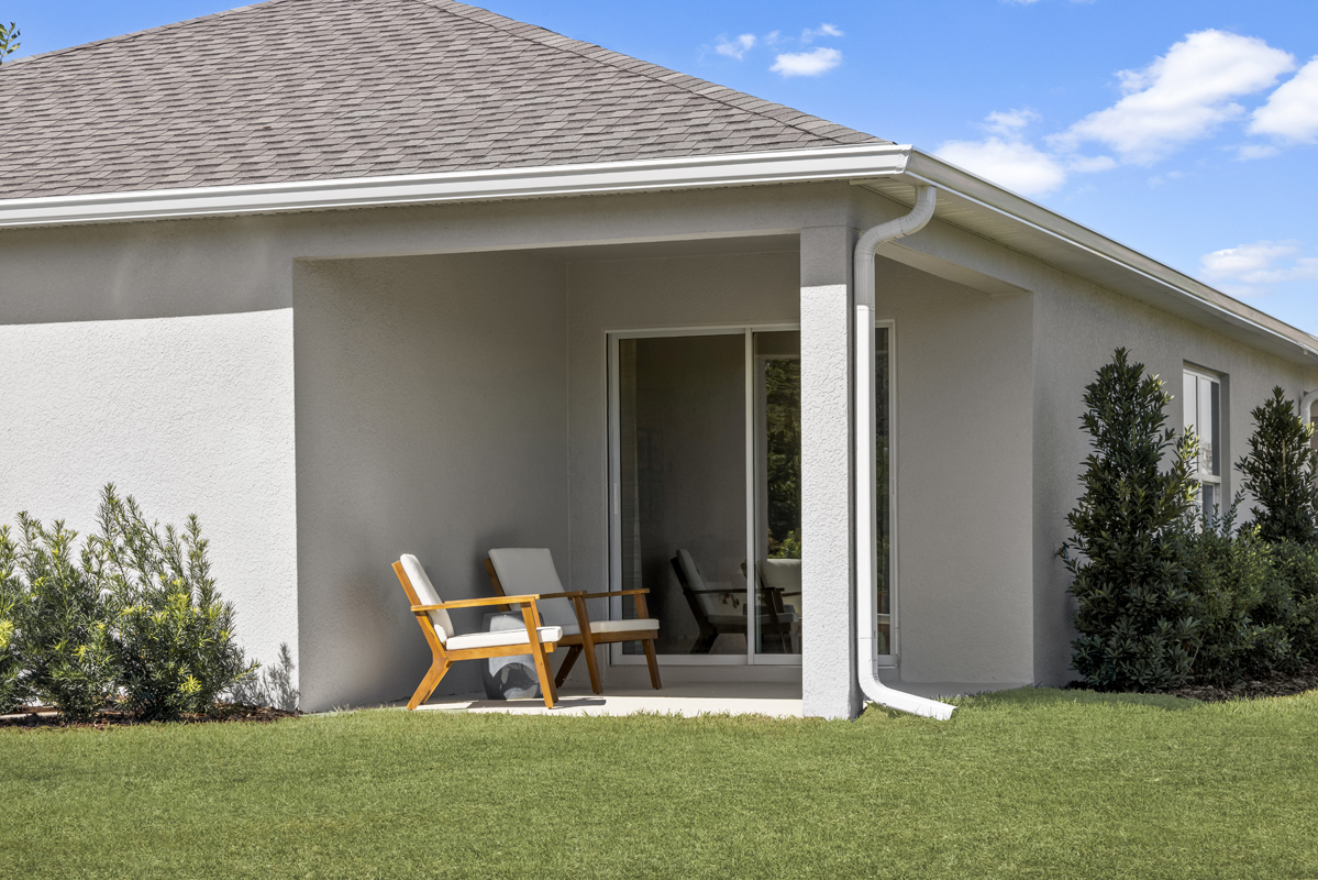 Covered patio