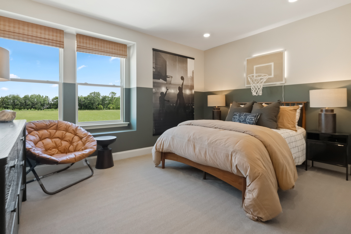 Expansive primary bedroom