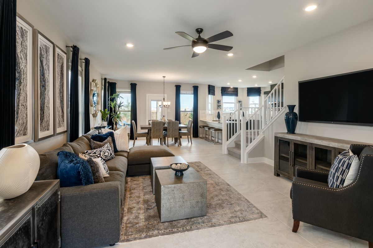 New Homes in Austin, TX - Scenic Pass Plan 2070 Great Room