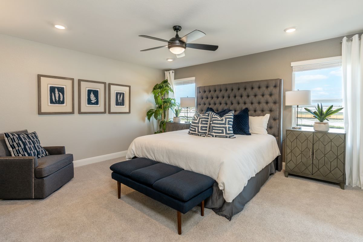 New Homes in Austin, TX - Scenic Pass Plan 2070 Primary Bedroom