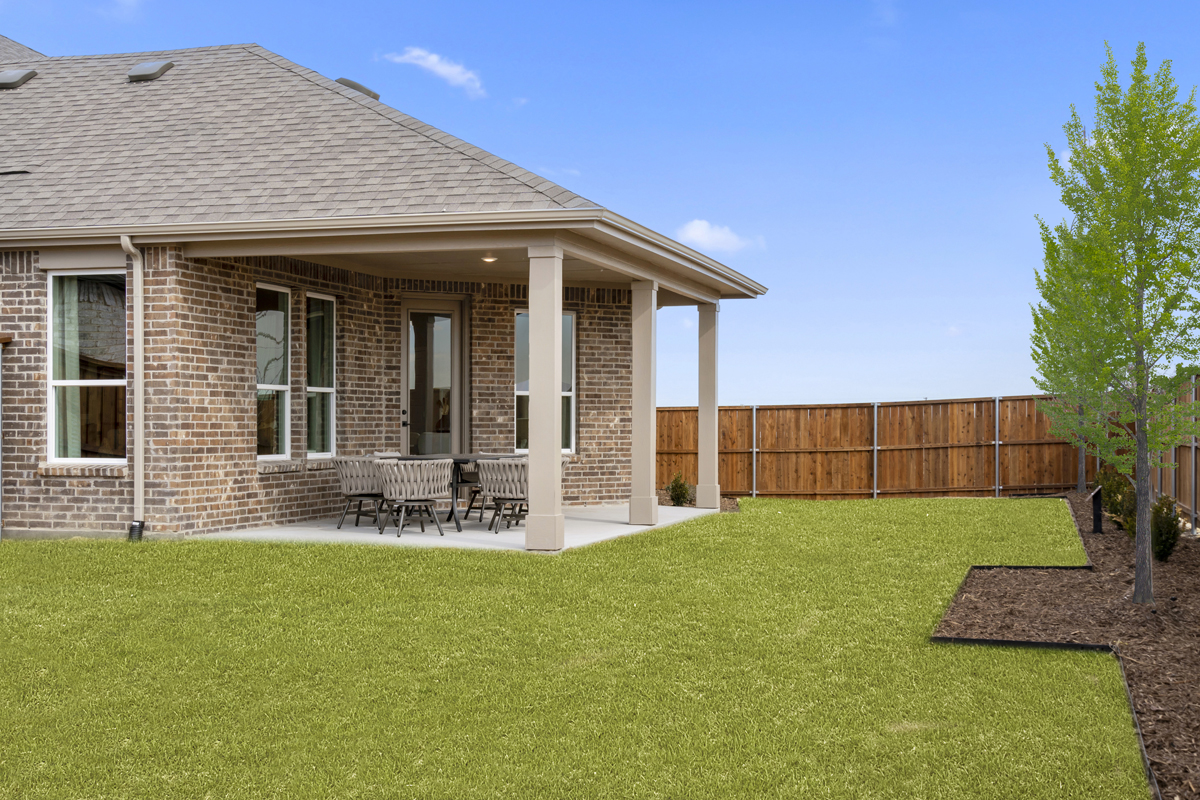 Covered patio