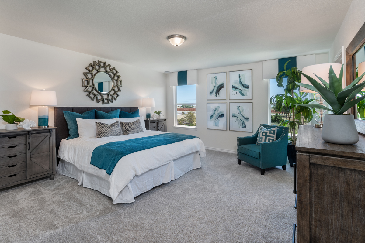 New Homes in Converse, TX - Knox Ridge Plan 2100 Primary Bedroom