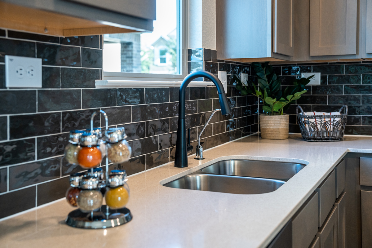 Tile backsplash