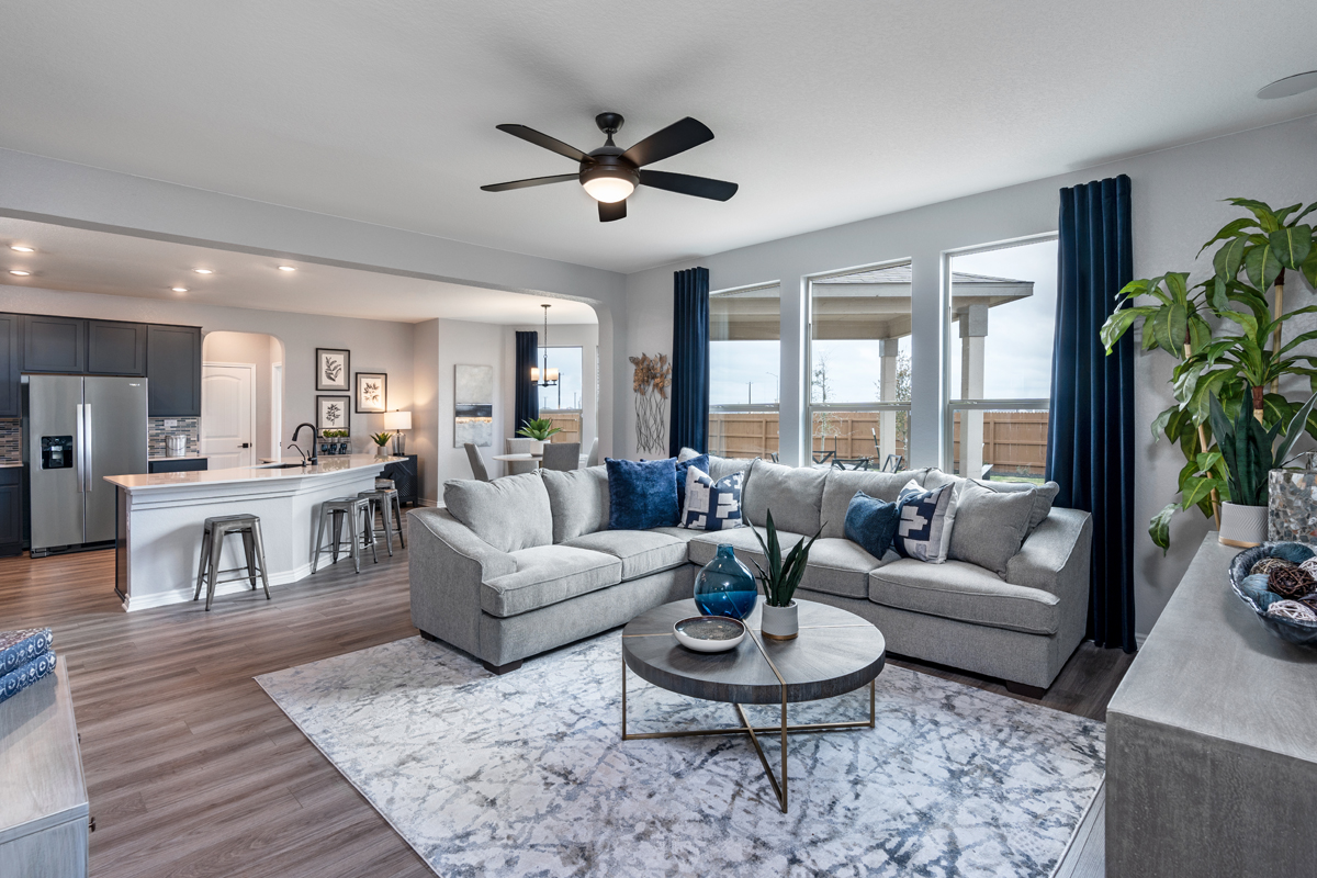 New Homes in San Antonio, TX - Preserve at Culebra - Classic Collection Plan 2752 Great Room