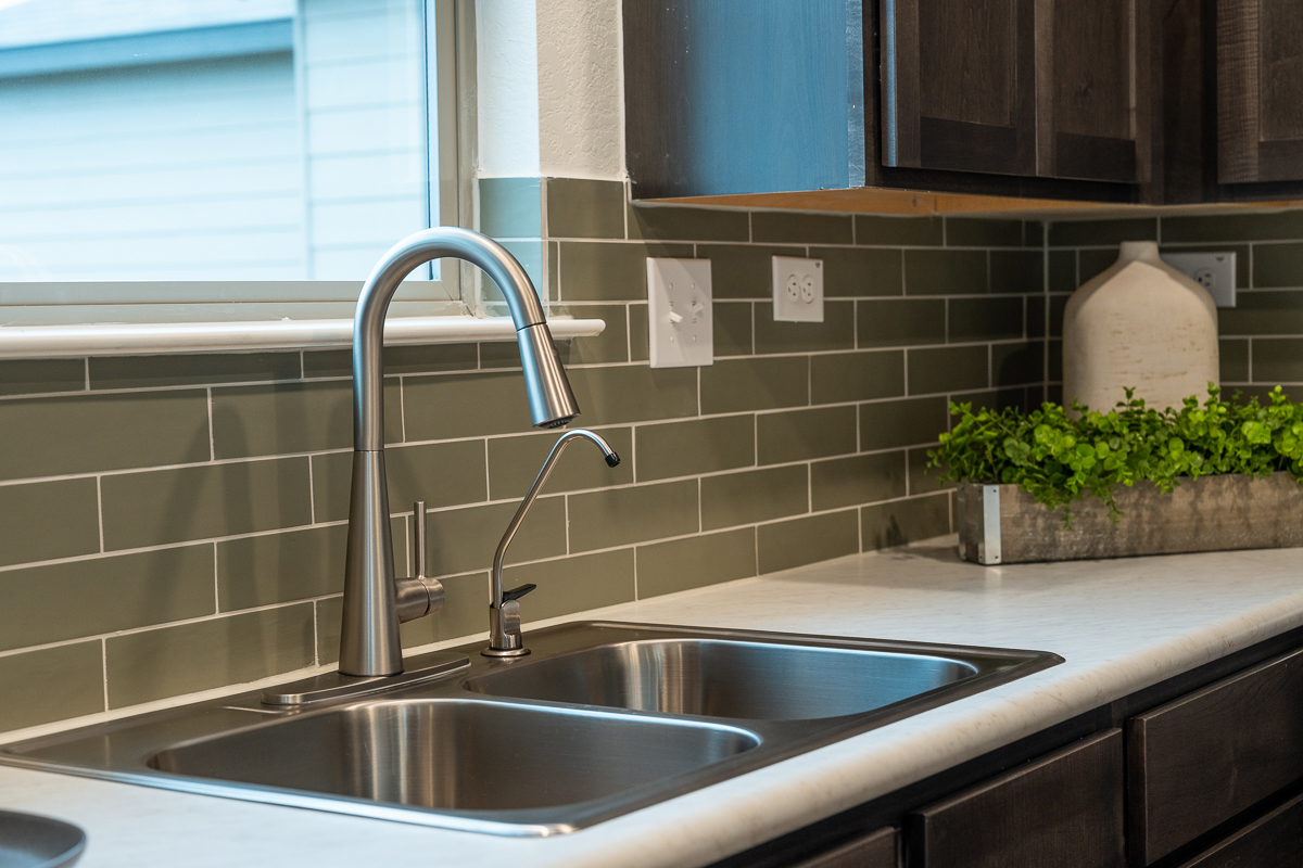 Tile backsplash