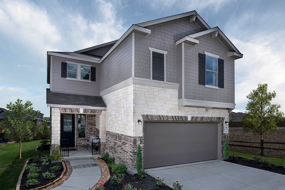 KB model home in Von Ormy, TX