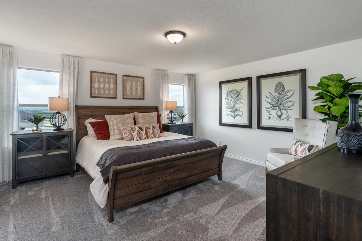New Homes in San Antonio, TX - Tierra Buena Plan 2348 Primary Bedroom