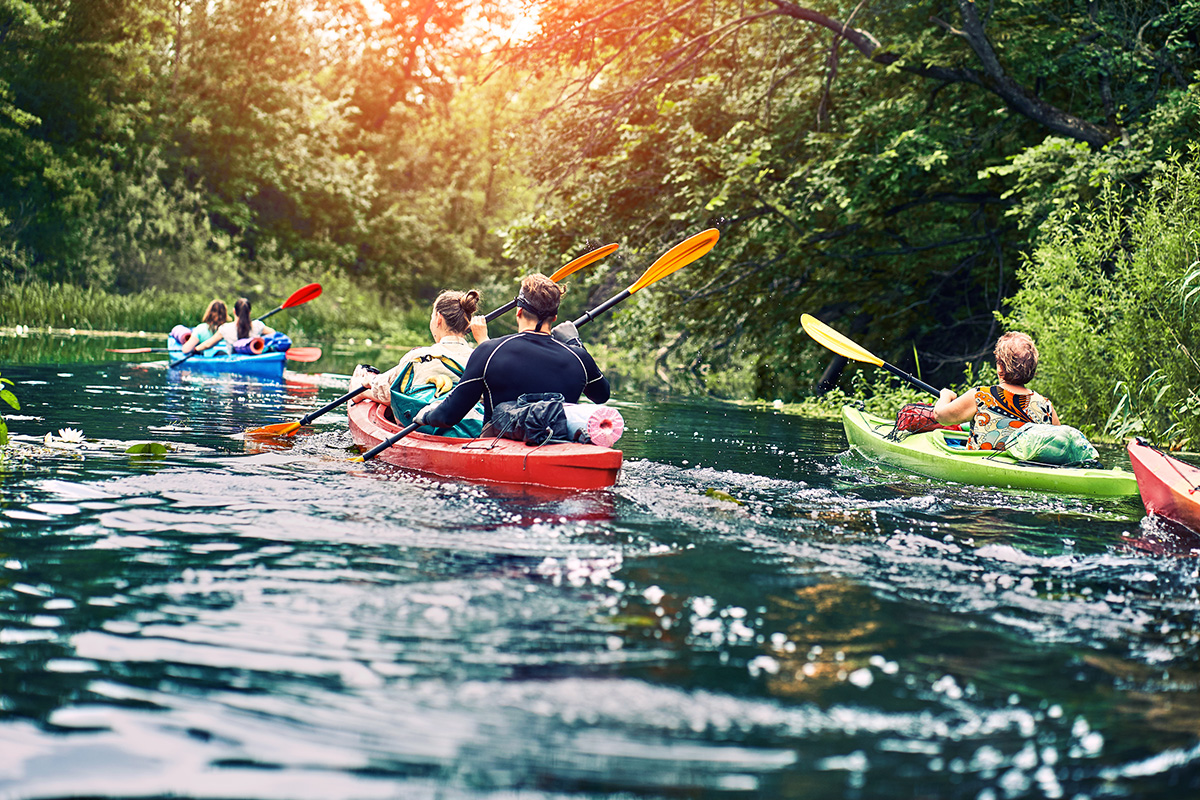 An easy drive to Mission Reach Paddling Trail Access Point