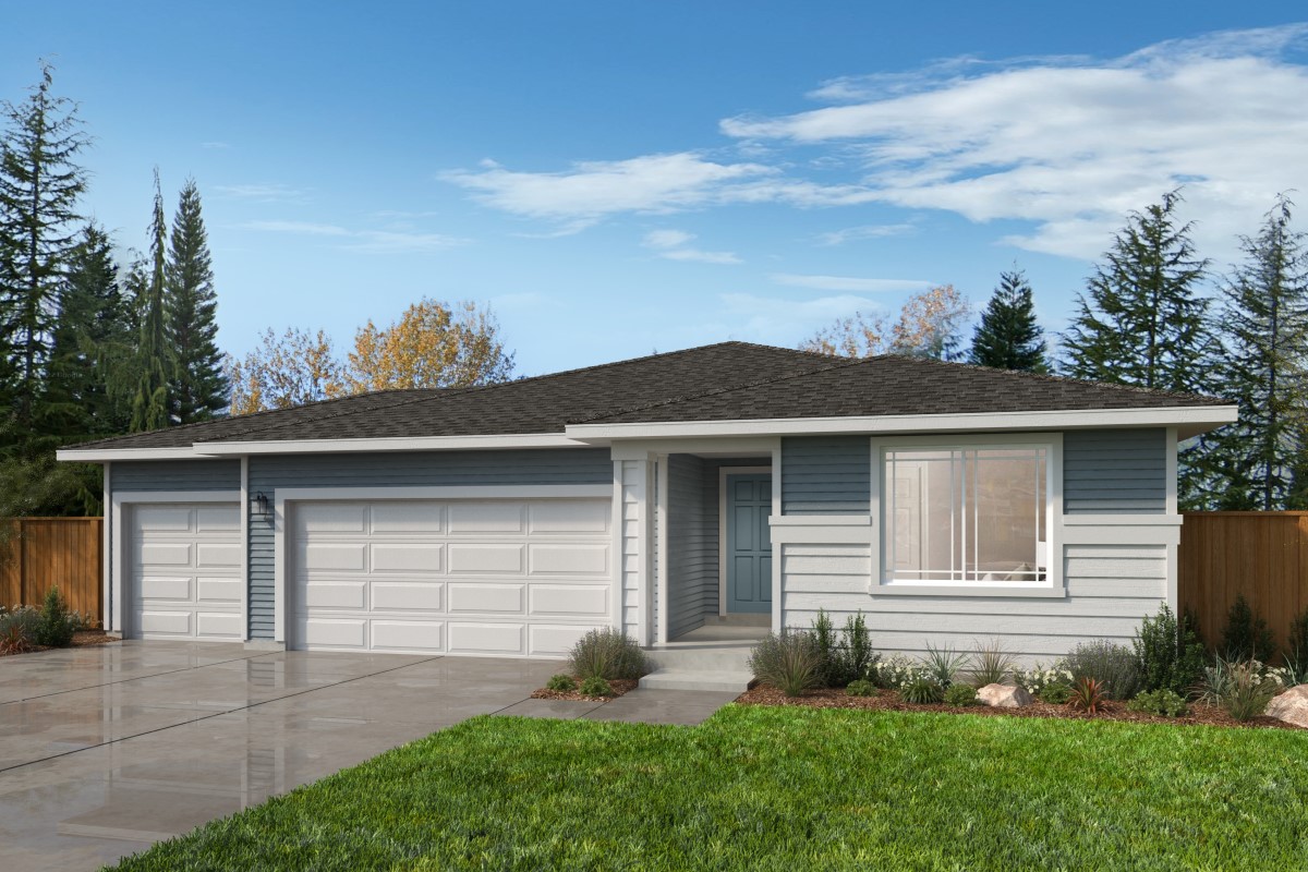 Exterior C with optional 3-car garage