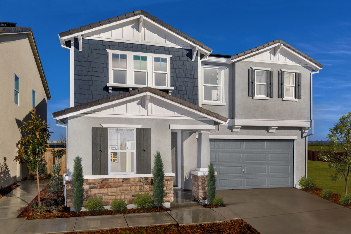 KB model home in Elk Grove, CA