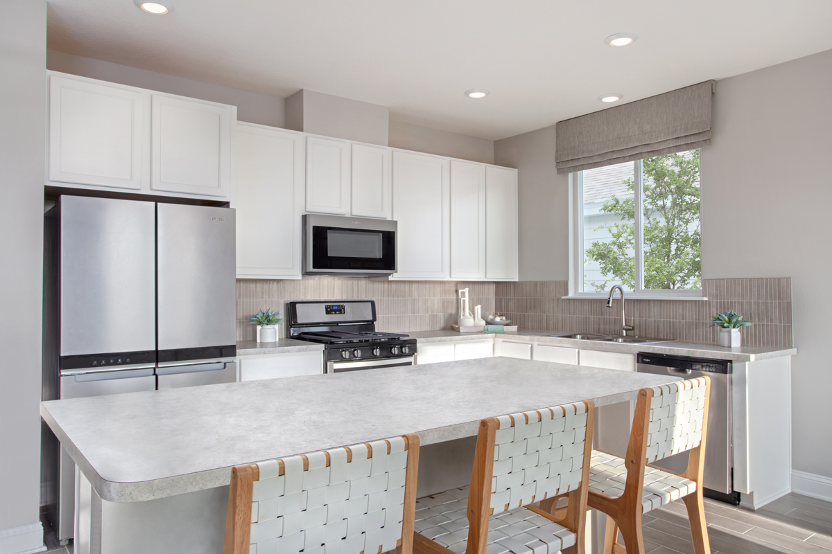 KB model home kitchen in Flagler Beach, FL